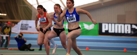 Alisa Erofeeva (TSG 78 Heidelberg) setzte sich auf den 60 Metern durch.