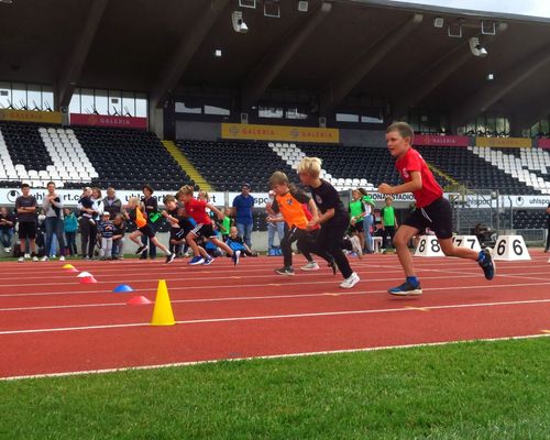 Starts im großen Stadion