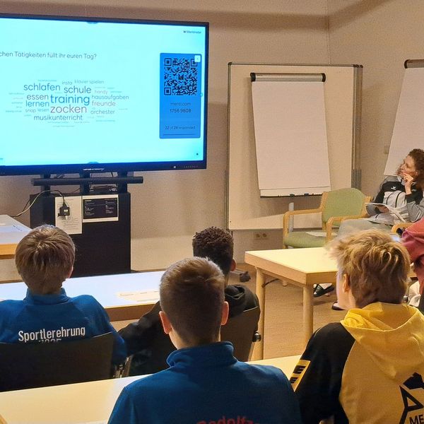 Beim Zeitmanagement-Workshop durfte ausnahmsweise mal das Handy eingesetzt werden ;-)