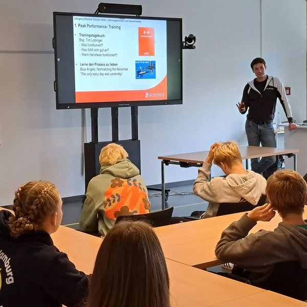 Dr. Stephan Munz mit dem Vortrag zur "Peak Performance"