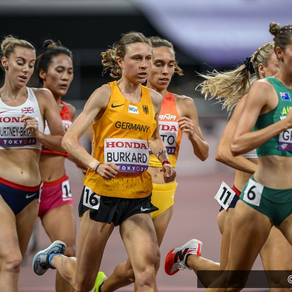 Elena Burkard (LG farbtex Nordschwarzwald) bei der WM in Tokio.