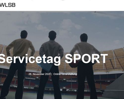 Digitaler Servicetag SPORT am 26. November 2020